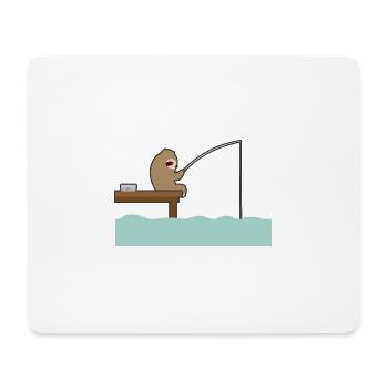 Fishing - Mouse Pad (horizontal) - white - Front