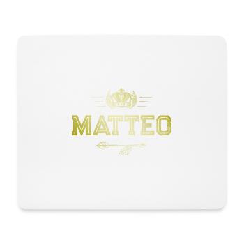 Matteo - Mouse Pad (horizontal) - white - Front