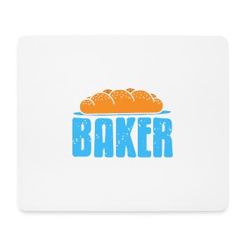 Awesome Retro BAKER Designs Baking Lovers T-Shirt - Mousepad (Querformat) - Weiß - Vorne