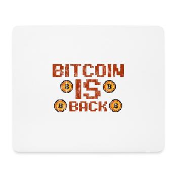 Le bitcoin est de retour 3 - Tapis de souris (format paysage) - blanc - Devant