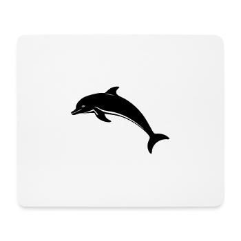 Dolphin - Mouse Pad (horizontal) - white - Front