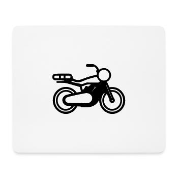 Motorrad - Mousepad (Querformat) - Weiß - Vorne