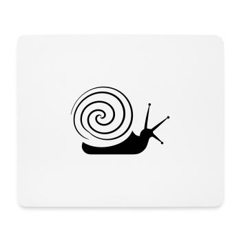 Schnecken - Mousepad (Querformat) - Weiß - Vorne