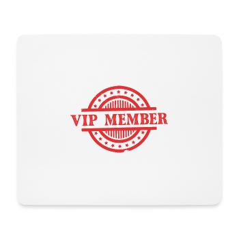 Vip Mitglied - Mousepad (Querformat) - Weiß - Vorne
