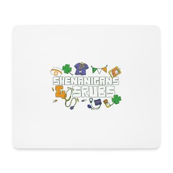 Shenanigans & Scrubs ER Nurse Physician St. - Mousepad (Querformat) - Weiß - Vorne
