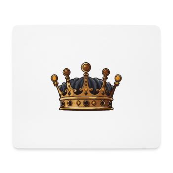 Crown Symbol - Mouse Pad (horizontal) - white - Front