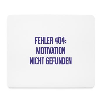 Erreur 404 : Motivation introuvable - Tapis de souris (format paysage) - blanc - Devant