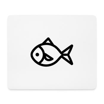 Fish - Mouse Pad (horizontal) - white - Front