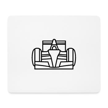 Race Car - Mouse Pad (horizontal) - white - Front