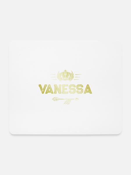Vanessa - Mousepad (Querformat) - Weiß
