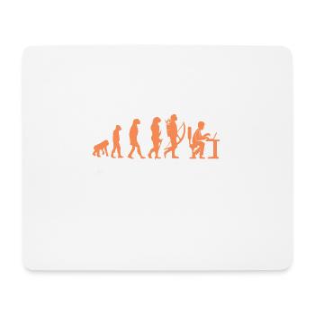 Retro Funny Evolution Of A DATA Admin T-Shirt - Mouse Pad (horizontal) - white - Front