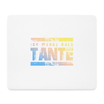 Ich werde Bald Tante - Mousepad (Querformat) - Weiß - Vorne
