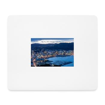Wellington By Night - Mouse Pad (horizontal) - white - Front