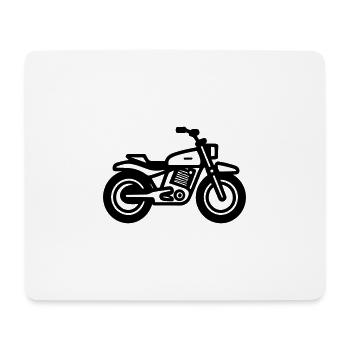 Motorrad - Mousepad (Querformat) - Weiß - Vorne
