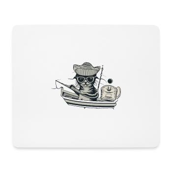 Fischer - Mousepad (Querformat) - Weiß - Vorne