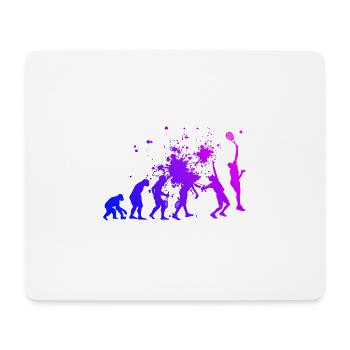 Paddle Tennis Paddle Damen Paddle Court Paddeltenn - Mousepad (Querformat) - Weiß - Vorne