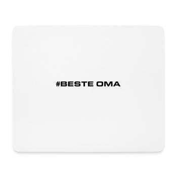 Beste Oma Herzen Liebe - Mousepad (Querformat) - Weiß - Vorne