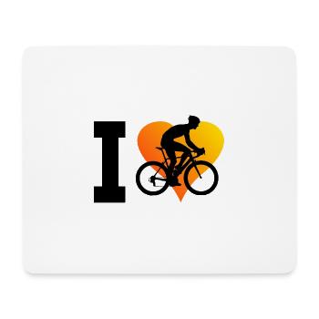 Road Cyclist Men Road Bike Road Bike Women - Mouse Pad (horizontal) - white - Front