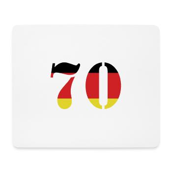 70 Number Jersey Germany - Mouse Pad (horizontal) - white - Front