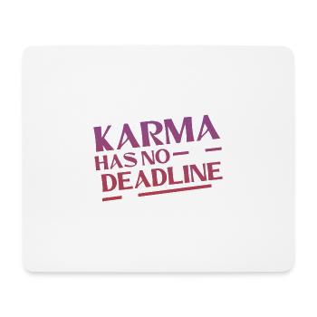 Le karma n’a pas de date limite 4 - Tapis de souris (format paysage) - blanc - Devant
