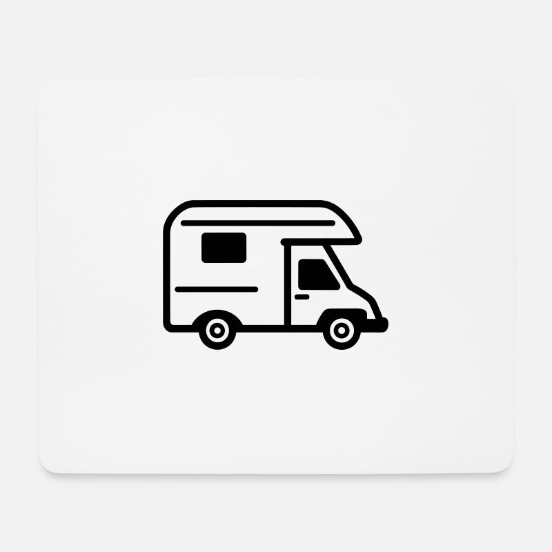Wohnmobil - Mousepad (Querformat) - Weiß