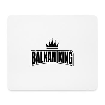 Balkans roi | Vacances Albanie Serbie Cadeaux - Tapis de souris (format paysage) - blanc - Devant