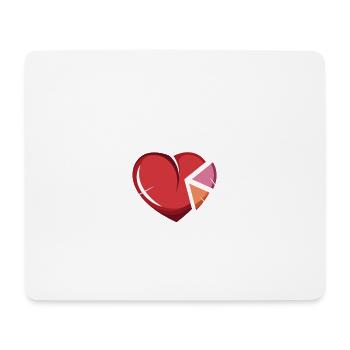 Preferably a boyfriend or girlfriend gift - Mouse Pad (horizontal) - white - Front