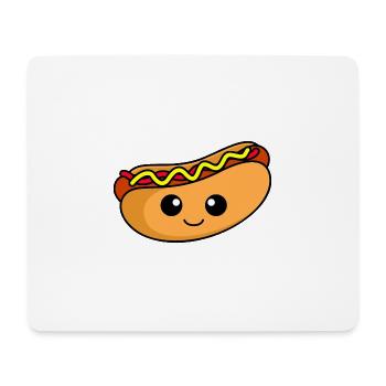 Hot Dog Comic - Mouse Pad (horizontal) - white - Front