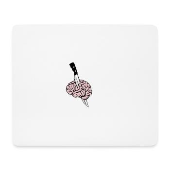 Arrêtez de penser Que la personne problématique empoisonne - Tapis de souris (format paysage) - blanc - Devant