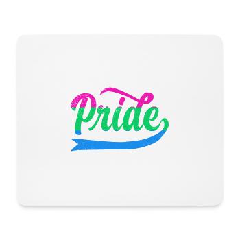 LGBT Rainbow Gay Pride Homo Lesbian Gay - Mouse Pad (horizontal) - white - Front