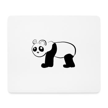 Bear Panda Animal Symbol - Mouse Pad (horizontal) - white - Front