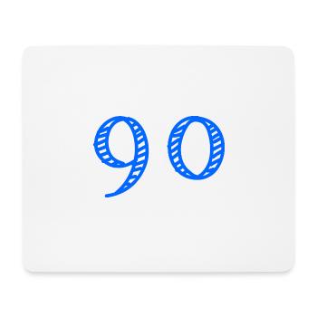 90 JAHRE. 90-jähriges JUBILÄUM. JUBILÄUM 90 JAHRE. 90 - Mousepad (Querformat) - Weiß - Vorne