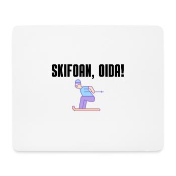 Skifoan, Oida - Mousepad (Querformat) - Weiß - Vorne