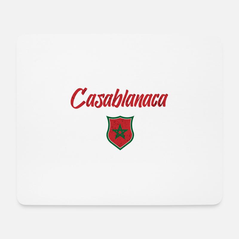 Casablanca - Mousepad (Querformat) - Weiß