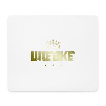 Wiebke - Tapis de souris (format paysage) - blanc - Devant