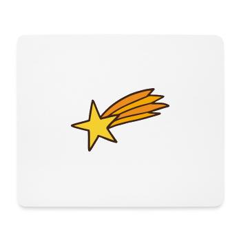 Sternschnuppe Motiv Design Selbst Gestalten Gesche - Mousepad (Querformat) - Weiß - Vorne