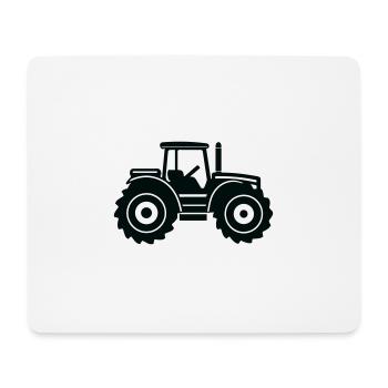 Traktor - Mousepad (Querformat) - Weiß - Vorne