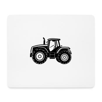 Traktor - Mousepad (Querformat) - Weiß - Vorne