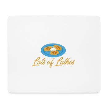 Lot Of Latkes Happy Hanukkah Jewish Costume - Mousepad (Querformat) - Weiß - Vorne
