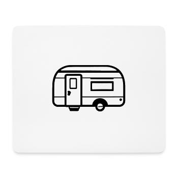 petite caravane - Tapis de souris (format paysage) - blanc - Devant