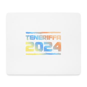 Tenerife 2024 Coloré - Tapis de souris (format paysage) - blanc - Devant