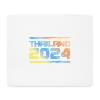Thailand 2024 Bunt - Mousepad (Querformat) - Weiß - Vorne