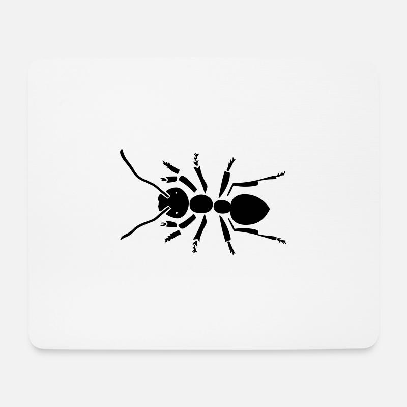 Ameise - Mousepad (Querformat) - Weiß