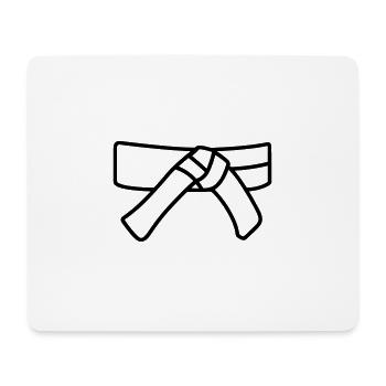Gürtel - Mousepad (Querformat) - Weiß - Vorne