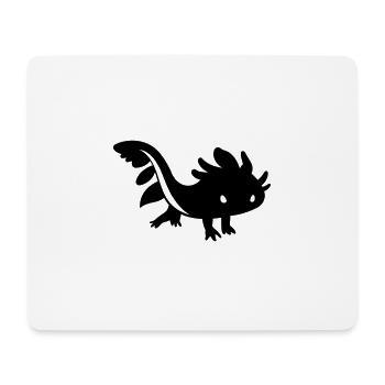 axolotl - Mouse Pad (horizontal) - white - Front