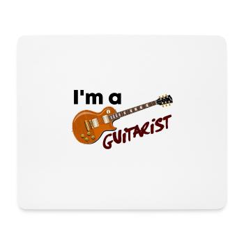 Musiker - ich bin ein Gitarrist - ich bin ein Gitarrist - Mousepad (Querformat) - Weiß - Vorne