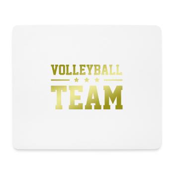 Volleyball Team - Mouse Pad (horizontal) - white - Front