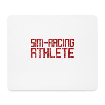 Sim-racing Athlete 3 - Mousepad (Querformat) - Weiß - Vorne