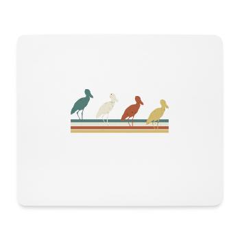 Shoebill Bird Ornithologist Forest I Gift - Mouse Pad (horizontal) - white - Front