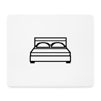 bed - Mouse Pad (horizontal) - white - Front